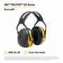 3M Personal Safety Division 3M PELTOR X2 Earmuffs X2A/37271AAD - Over-the-Head - Info
