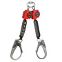 3M Fall Protection 3M Protecta Retracting Lifeline 3100414 - Web - Twin legs - Thermoplastic Housing - Rebar Hooks - 6ft 1.8m