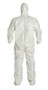 Dupont Chem Suit SL122T - Tychem 4000 - White - Hood/Boots - Taped Seam