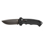 Gerber Gear 06 Auto Drop Point Black Knife - Plain Edge