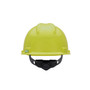MSA 10061512 V-Gard Slotted Cap - W/Fas-Trac III Suspension - Hi-Viz Yellow