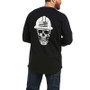 Ariat® Rebar Cotton Strong Roughneck Graphic T-Shirt - 10037654 - Black - Mens