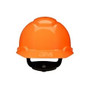 3M Personal Safety Division 3M - H-706SFR-UV - SecureFit Hard Hat - Front Brim - 4 - Point Ratchet Suspension - Type 1 Class E G - Orange