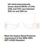 3M Personal Safety Division 3M™ Virtua™ Protective Eyewear 11228-00000 Clear Uncoated Lens - Clear Temple - Info 2