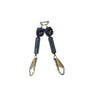 3M Fall Protection 3M - SRL - 3101280 - Nano-Lok™ - Black - 6' - Twin Leg - Rebar Hook - Webbing - Single Pin - 420lb