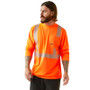 Ariat - Rebar Hi-Vis ANSI Long Sleeve Shirt - Orange - 10043822