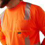 Ariat - Rebar Hi-Vis ANSI Long Sleeve Shirt - Orange - 10043822