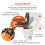 Ergodyne Corporation Ergodyne - Skullerz 8994 Anti-Scratch & Anti-Fog Hard Hat Face Shield with Adapter for Cap-Style & Safety Helmet - Full Face Visor