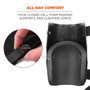 Ergodyne Corporation Ergodyne - Proflex 360 Hard Shell Hinged Knee Pads - Non-Marring Rubber Cap - Hard Shell Knee Pads