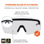 Ergodyne Corporation Ergodyne Skullerz AEGIR Anti-Scratch & Enhanced Anti-Fog Safety Glasses - Sunglasses - Specs