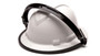 Pyramex Safety Products Pyramex - Face Shield Frame - HHABW - Full Brim - ABS - Black - Dielectric