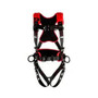 3M Fall Protection 3M - Harness - 1161224 - Protecta P200 - Med/Lg - Comfort Construction Style Positioning/Climbing - Black/Red - Back/Front/Side Fixed D-Ring - Back/Hip Padding - TB Legs - QC Chest - Easy-Link SRL Adapter - 420lb