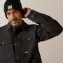 Ariat - Rebar Shirt Jacket - 10046058 - Rebar DuraStretch - Black - 9oz Soft Shell - 94 Poly/6 Spandex - Full Zip - close