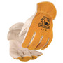 Revco Industries  Inc Revco Driver Cowhide Glove - 97K - Tan/White - Split Cowhide Back - Kevlar Stitching 