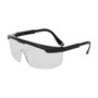 Protective Industrial Products PIP® Hi-Voltage ARC™ 250-24-0000 Semi-Rimless Safety Glasses with Black Frame, Clear Lens and Anti-Scratch Coating 