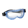 Protective Industrial Products PIP® Contempo™ 251-5300-400-RHB Indirect Vent Goggle with Light Blue Body, Clear Lens and Anti-Scratch / Anti-Fog Coating - Neoprene Strap 