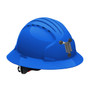 Protective Industrial Products PIP® Evolution® Deluxe 6161 280-EV6161M Full Brim Mining Hard Hat with HDPE Shell, 6-Point Polyester Suspension and Wheel Ratchet Adjustment 
