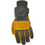 Protective Industrial Products PIP® Caiman® 1352 Premium Cowhide Leather Palm Glove with Wind Resistant Fabric Back - Heatrac® Insulation 