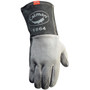 Protective Industrial Products PIP® Caiman® 1864 Premium Split Deerskin TIG Welder's Glove with a 4" Gray Extended Cuff 