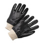 Protective Industrial Products PIP® 1007RF PVC Dipped Glove with Interlock Liner and Rough Sandy Finish  -  Knit Wrist 