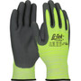 Protective Industrial Products PIP® G-Tek® PolyKor® 16-323 Hi-Vis Seamless Knit PolyKor® Blended Glove with Nitrile Coated Foam Grip on Palm & Fingers 