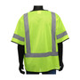 Protective Industrial Products PIP® Viz-Up™ 47302 ANSI Type R Class 3 Three Pocket Zipper Mesh Vest 