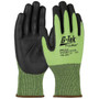 Protective Industrial Products PIP® G-Tek® PolyKor® 705CGNF Hi-Vis Seamless Knit Polykor Blended Glove with Nitrile Foam Coated Grip on Palm & Fingers 