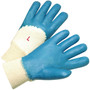 Protective Industrial Products PIP® 4060 Nitrile Dipped Glove with Interlock Liner and Smooth Finish on Palm, Fingers & Knuckles - Knit Wrist 
