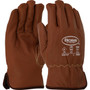 Protective Industrial Products PIP® Boss® Xtreme KS9911KP AR Top Grain Goatskin Leather Drivers Glove with Oil Armor™ Finish and Para-Aramid Lining - Fleece Lined Insulation 