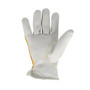  Tillman Driver Cowhide Glove - 1414 - Tan/White - Unlined - Split Cowhide Back 