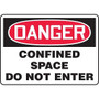Accuform Signs Accuform MG710CUST1 - Confined Space Signs 
