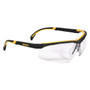  Radians DPG55-11D - Safety Glasses - Clear Lens - Black Frame - Rubber Temple - Adjustable Frames 