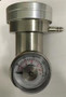 Gasco Affiliates, LLC. Gasco 75-DFR-SS - Calibration Gas Regulator - Nickel Plated - C-10 Inlet Valve - 3/16" Barb Outlet - 0-3.0 LPM @ 3"WC Flow Rate - 1200psi Gauge - Demand-Flow(DFR) 