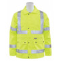 DeltaPlus Corporation DeltaPlus 61482 - Rain Jacket - ERB - S371  - Class 3 Type R - 300D Poly - Hood - Back Vent 