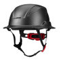  LIFT Safety Helmet - HRXF-25CKE2 - Radix - Black Carbon - ABS Shell - Full Brim - Chin Strap - Type 2 Class E 