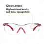 3M Personal Safety Division 3M Solus S1401SGAF 1000-Series Safety Glasses - Pink/Black - Clear Scotchgard Anti-fog Lens - 20 EA/Case 