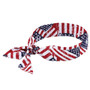 Ergodyne Corporation Ergodyne 12303 Cooling Bandana - Chill-Its 6700, Stars & Stripes 