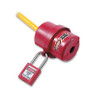 Master Lock Company Master Lock 487 LOTO Plug Lockout - Rotating, Red 