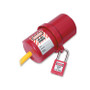 Master Lock 488 LOTO Plug Lockout - Red, Single Plug