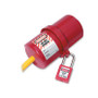 Master Lock Company Master Lock 488 LOTO Plug Lockout - Red, Single Plug 