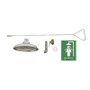  Haws® 8163 AXION® MSR Emergency Drench Shower 