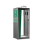 Haws® 8606SS AXION® MSR Stainless Steel Walk-Through Booth Enclosed Shower and Eye/Face Wash 