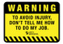 Hard Hat Stickers - SSI Seasoned Vet Pack (5-Pack) - Warning