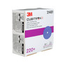 3M Cubitron II 31481 Hookit Clean Sanding Disc 737U - 6 in - 220+ - 50 Discs/Carton