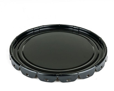 Basco Pail Lid LC-29-RI-B - Black - 5Gal - 29ga - Steel - Lug Cover