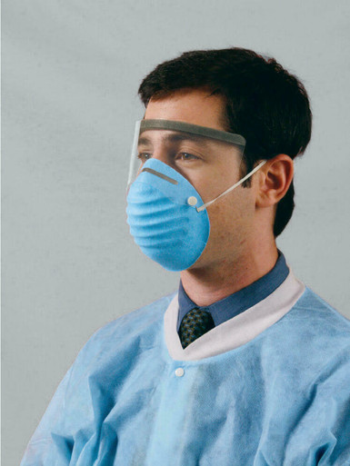Sanax Earloop MaskHalf Shield 3100 - Blue