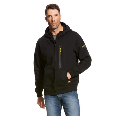 ARIAT Damen Rebar Allwetter-Kapuzenpullover – Wärmender Fleece-Pulli Mit Wind- & Regenschutz ARIAT Damen Rebar Allwetter-Kapuzenpullover – Wärmender Fleece-Pulli Mit Wind- & Regenschutz