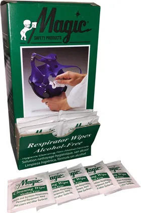 Magic ST100DN Respirator Wipes ST100DN 8x5 Benzalkonium Chloride Al