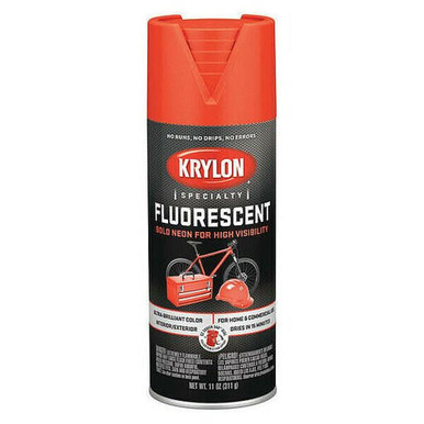 Krylon K03102777 Flourescent Orange 12oz Aerosol