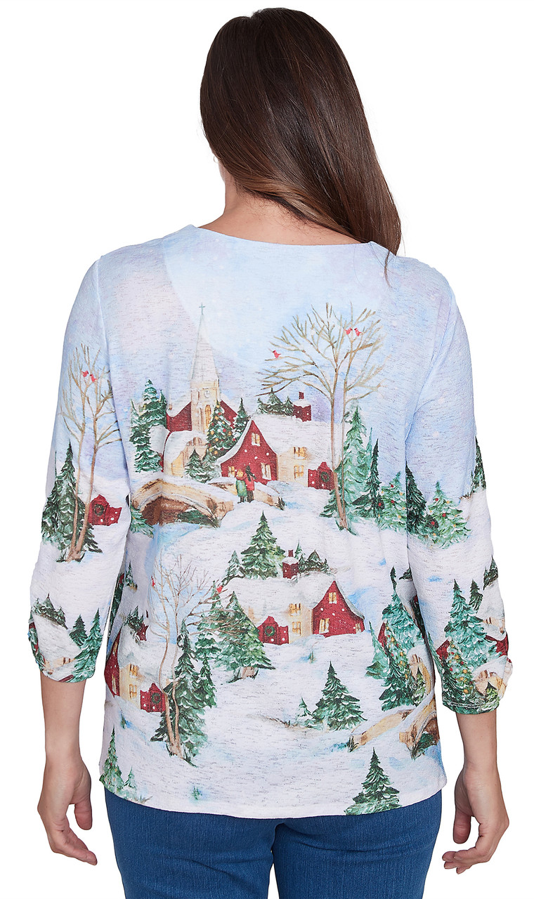 TOP *PLUS* BLUE  WINTER WONDERLAND